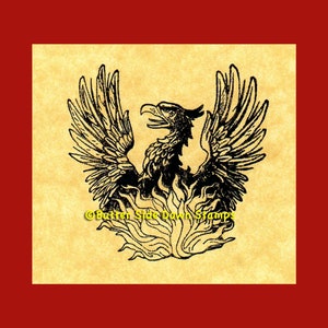Phoenix Feuervogel Stempel