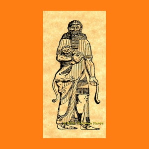 Gilgamesch Mesopotamischer Held Mythologie Stempel