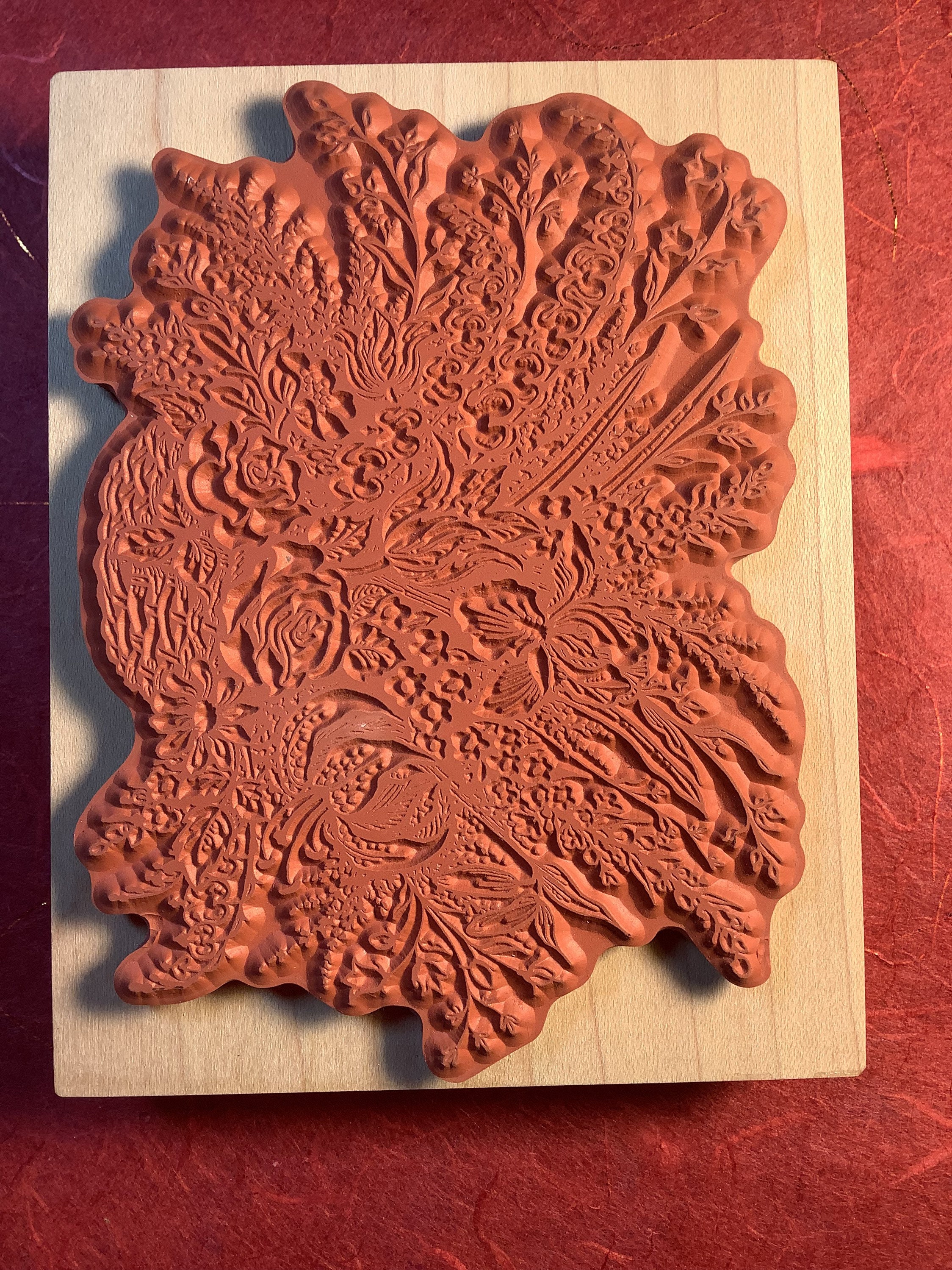 PSX Botanical Flower Basket Rubber Stamp K-787 New Old Stock - Etsy