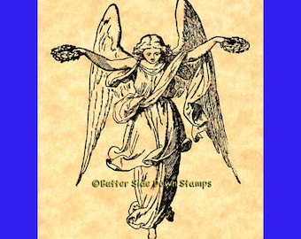 Angel Rubber Stamp