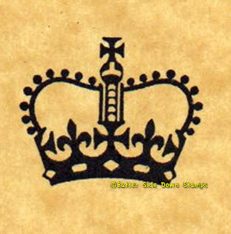 Royal Crown Set of 4 Different Rubber Stamps