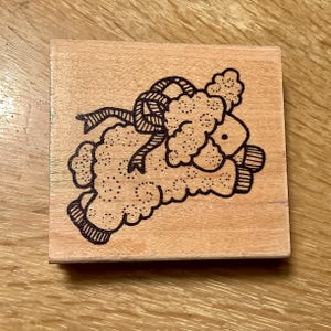 跳躍する子羊のゴム印 中古 アカディア アールズ