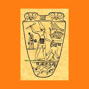 Narmer Palette Altägypten Stempel