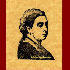 Queen Victoria Rubber Stamp
