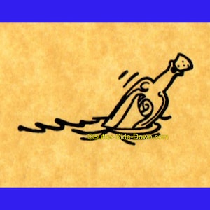 Flaschenpost Stempel