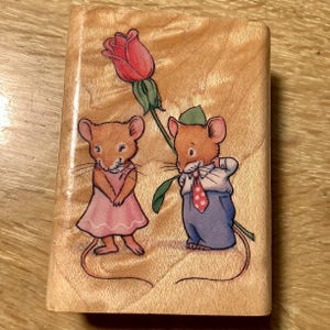 タウンマウス ローズ ゴム印 中古