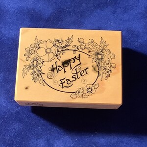 PSX F-657 ハッピーイースターリース ゴム印 中古 1990年