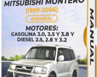 Mitsubishi Montero (1999-2006) Spaanse werkplaatshandleiding, service- en reparatiehandleiding, direct te downloaden als PDF
