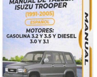 Isuzu Trooper (1991-2005) Spaanse werkplaatshandleiding, service- en reparatiehandleiding, direct te downloaden als PDF