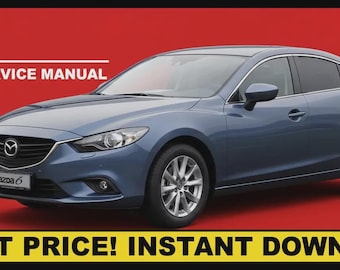 Mazda 6 (2014 - 2020) Werkplaatshandboek, Service- en Reparatiehandleiding, Direct PDF-bestand