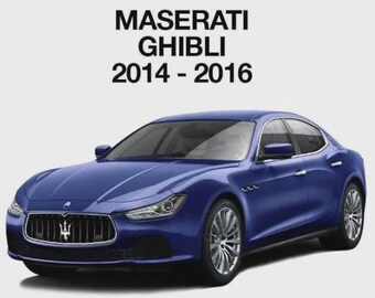 Maserati Ghibli 2014-2016 Werkplaatshandboek, Service- en Reparatiehandleiding, Direct beschikbaar als PDF