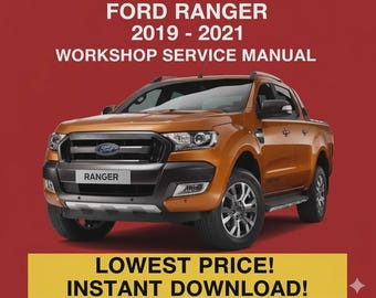 Manuale d'officina e di riparazione per Ford Ranger (2019-2021), PDF immediato