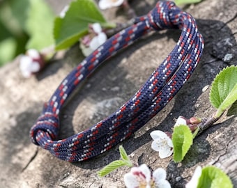 Verstellbares Seil Armband, Minimalistische Knotenschnur, Alltags Schmuck für Männer Frauen