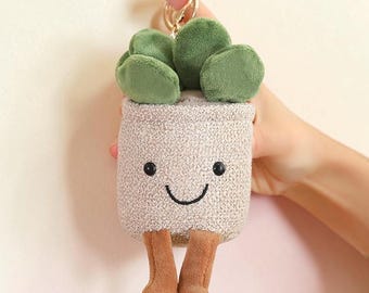 Plüsch Schlüsselbund, Mini Stofftier Schlüsselanhänger, weicher Taschenanhänger, Geschenk für Kinder und Freunde