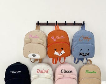 Personalisierter Kleinkind-Rucksack, Schultasche mit benutzerdefiniertem Namen, Kinder-Mini-Rucksack, Kindergartentasche, Geschenk zum Schulanfang