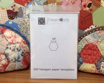 8 sizes hexagon templates standard a4 instant downloaded etsy