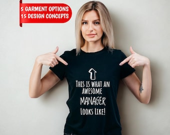 Manager Shirt, "I Turn Chaos Into a Plan" Custom Name Tee