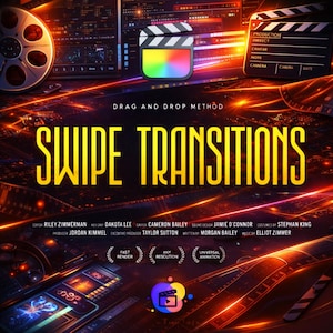 Fast Swipe Transitions for Final Cut Pro – Drag and Drop Video Pack