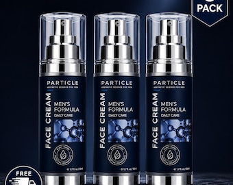 3 Pack Particle Face Cream For Men, 6 in 1 Anti Aging Cream,Mens Skin Care Gift,personalized customized.