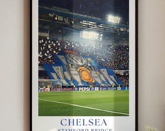 Stamford Bridge Poster: Chelsea Football Art Print