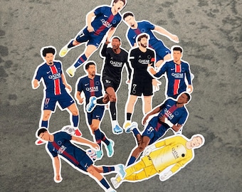 PSG Stickers : Player 10 Pack Selection