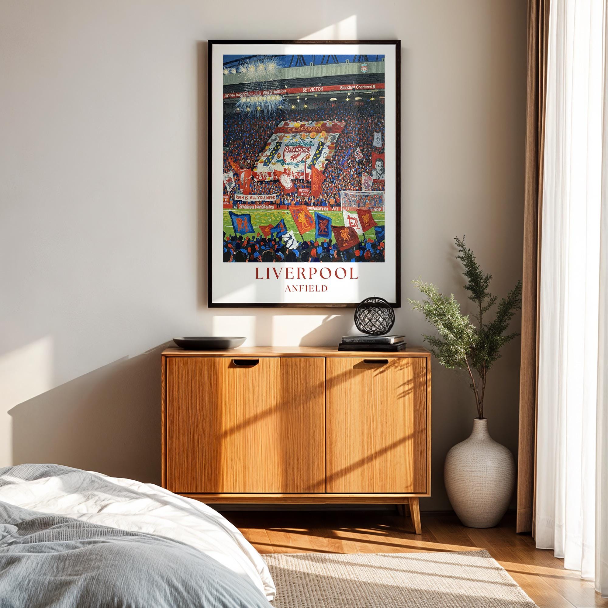 Anfield Poster: Liverpool Football Art Painted Print - Etsy