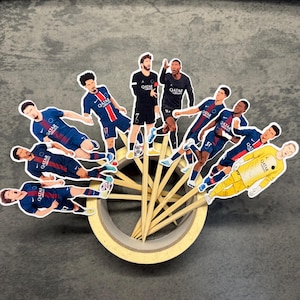 PSG Cake Topper 10 Pack Selection