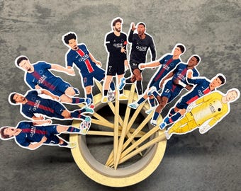 PSG Cake Topper 10 Pack Selection