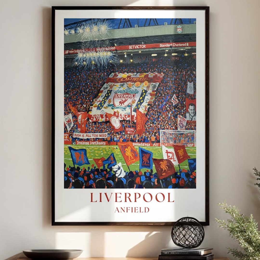Anfield Poster: Liverpool Football Art Painted Print - Etsy