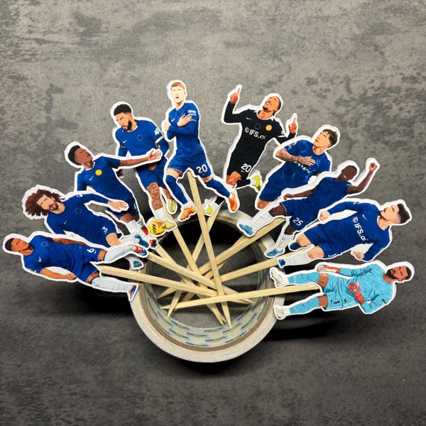 Chelsea Cake Toppers 10 Pack Selection