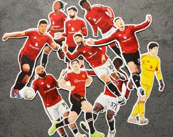 Manchester United Stickers : 10 Player Pack Selection