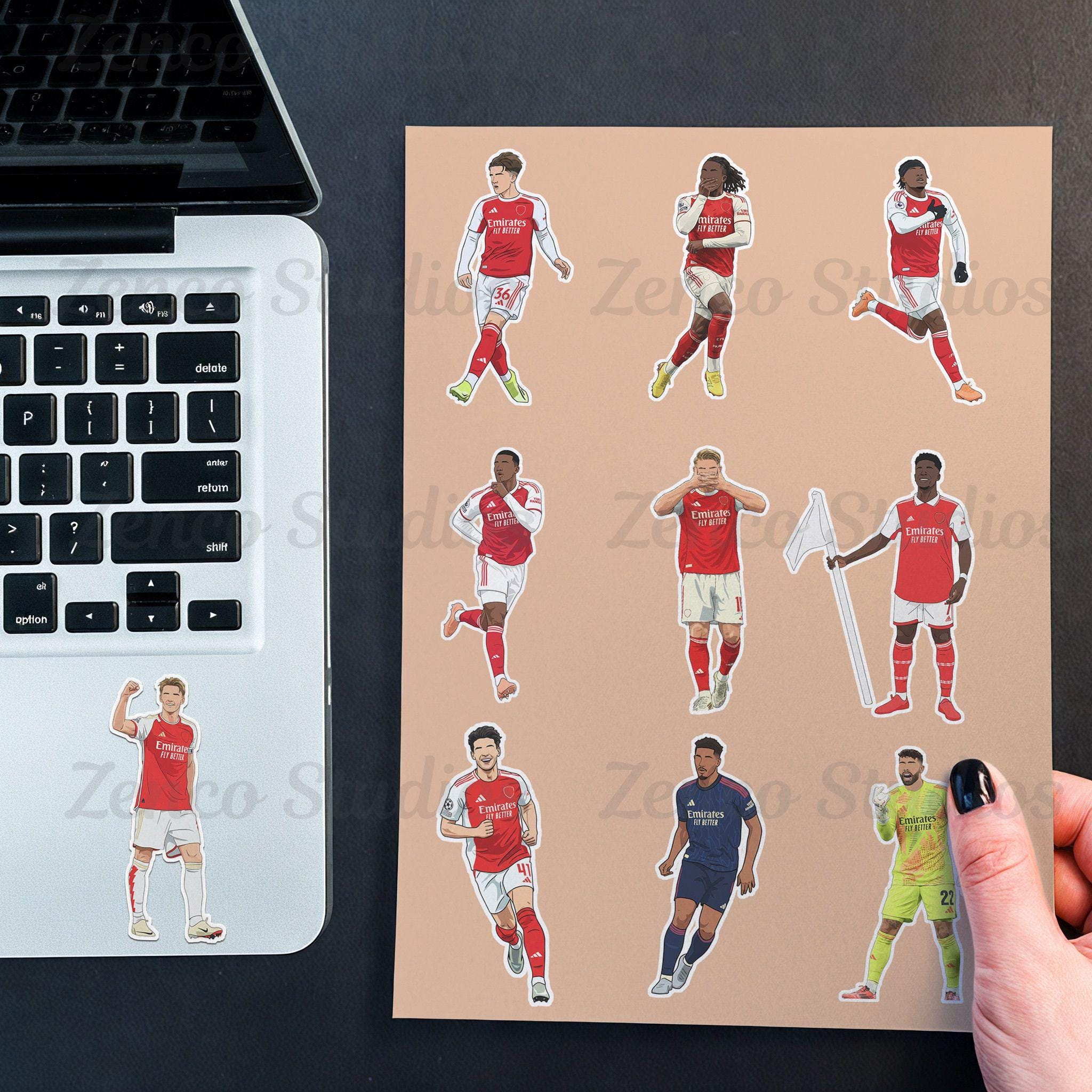 Arsenal FC Stickers : Player 10 Pack Selection - Etsy