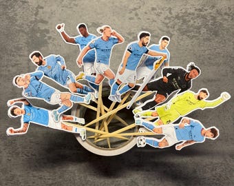 Manchester City Cake Toppers 10 Pack Selection