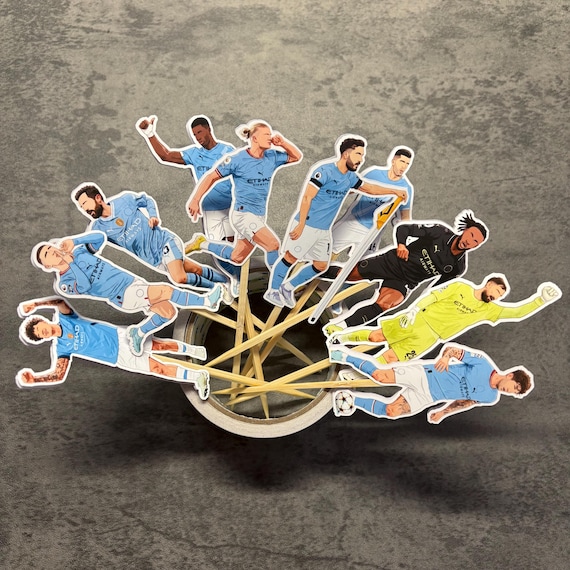 Manchester City Cake Toppers 10 Pack Selection