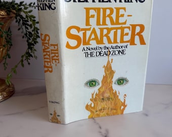 Stephen King Firestarter 1980 Hardcover Book Club Edition | Vintage Horror Novel | Viking Press Dust Jacket