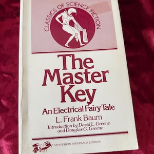 1974 La llave maestra L Frank Baum Cuento de hadas eléctrico Hyperion Ciencia ficción clásica Fantasía F Y Cory Ilustrado El mago de Oz Autor