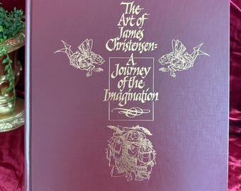 The Art of James Christensen A Journey of the Imagination First Edition 1994 | Fantasy Art Hardcover Book | Illustrated Coffee Table Book