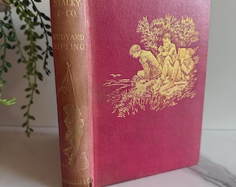 Vintage Rudyard Kipling The Complete Stalky & Co 1929 Hardcover | Illustrated Classic Book | Antique Literary Decor