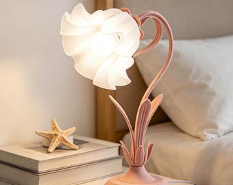 Vintage Floral Table Lamp, Dimmable 3 Color LED Bedside Lamp,Cozy Flower Night Light, Retro Bedroom Decor, Warm Ambient Desk Lamp.Bestseller
