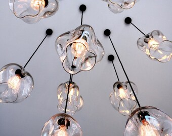 7" Blown Glass Pendant Lights 120v 40w Bulb, Pendant Light Installation, Hanging Pendant Lights, Glass Globes, Interior Design Light