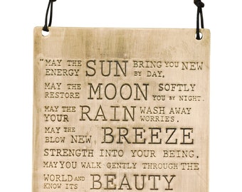 Large Wedding Blessing Plaque