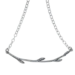 Twig Necklace, Branch necklace, Twig jewelry, Nature casting jewelry, nature jewelry, tree jewelry, tree earrings, nature inspired