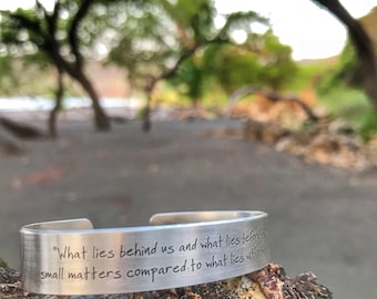 What lies within cuff, ralph waldo emerson quote, poetry cuff