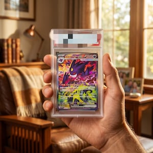 Mega Gengar Ex SAR M2a 240 150 Japanskt PROXY-kort - Anpassad graderad replika av gymmets display