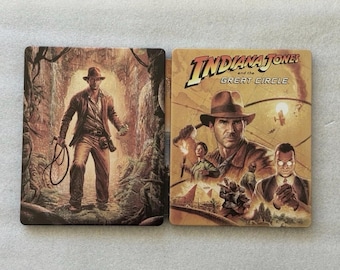 Indiana Jones e il Grande Cerchio - Custodia Steelbook/SteelUp personalizzata per PS4/PS5/Xbox (senza gioco) - Nuova