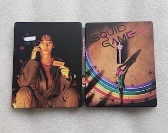 Squid Game 2 Edición personalizada G2 Steelbook/SteelUp Estuche para TV/Serie (Sin disco) Nuevo