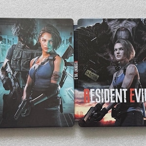 Resident Evil 3 Custom made G2 Steelbook/SteelUp Case PS4/PS5/Xbox (No Game) New