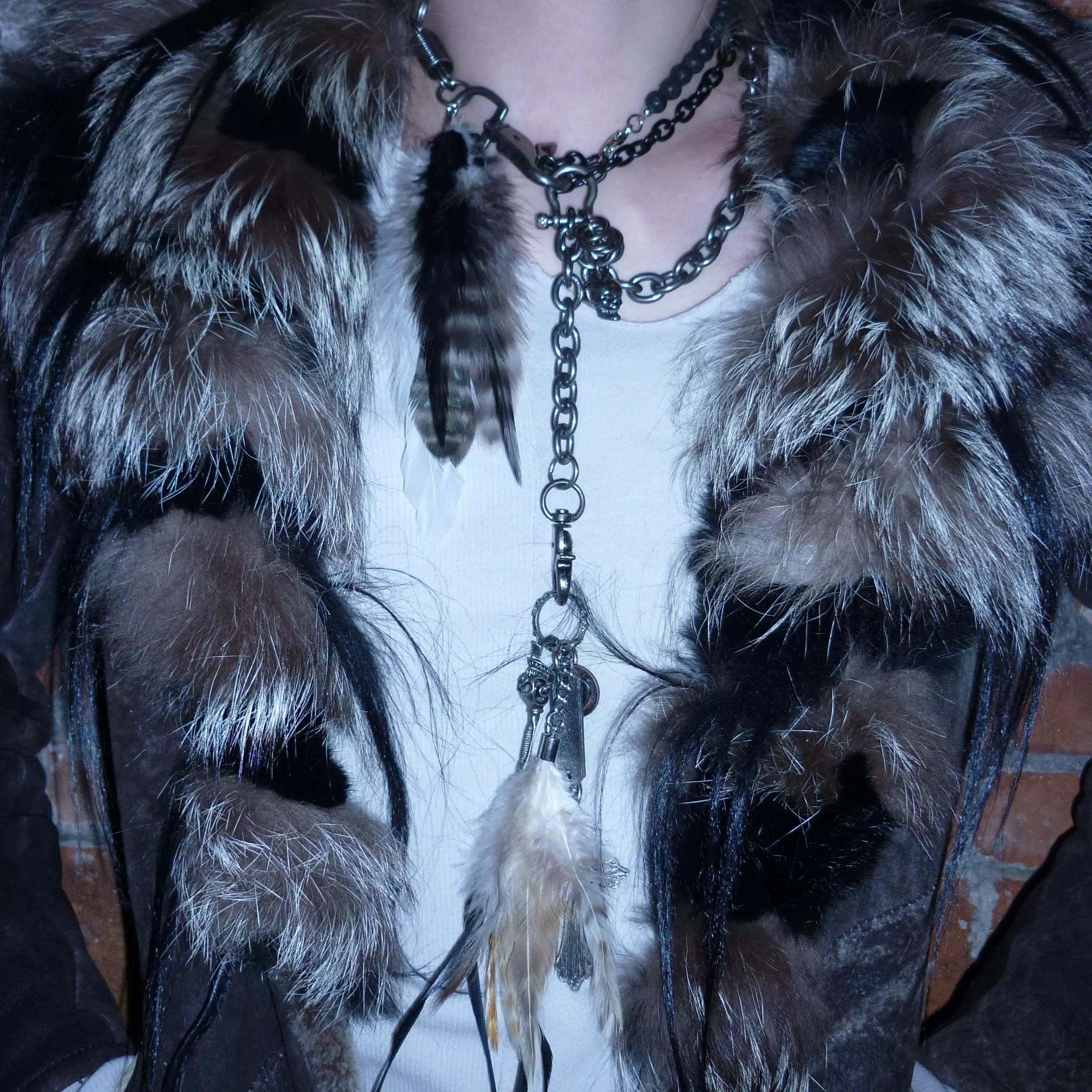 archive vkei feather necklace 14th Mens Accessories 【公式通販】
