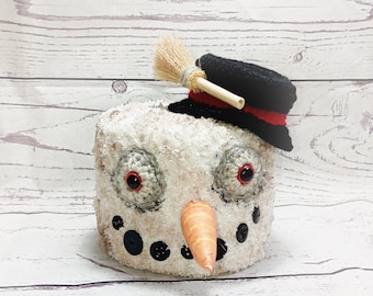 Chapeau à roulettes Halloween "Dirty Snowman"