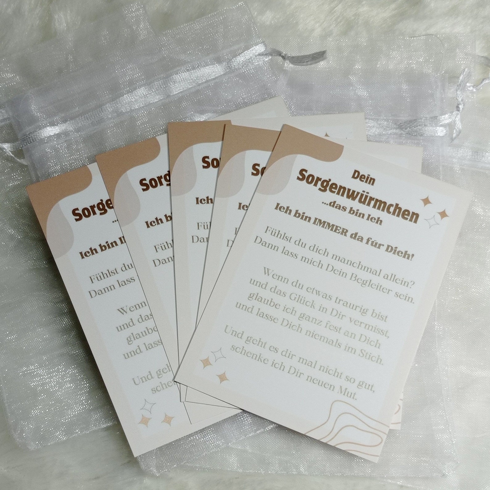 Spruch Kärtchen für Etsy.de